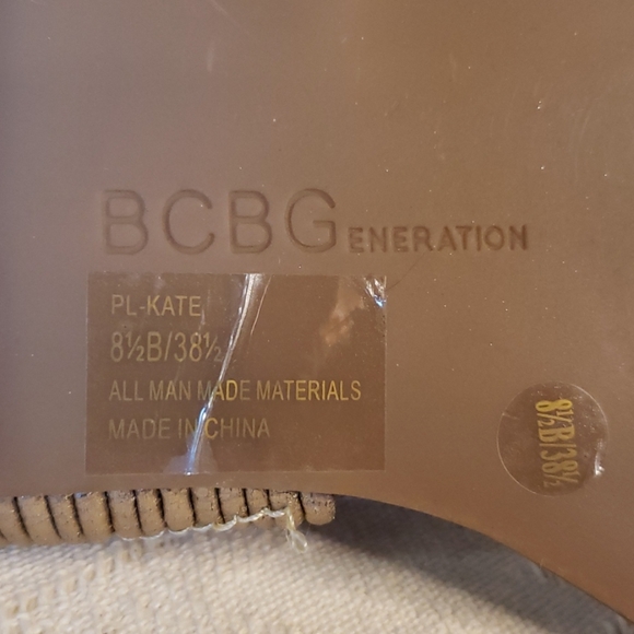 BCBGeneration Rose Gold Rhinestone Sandals - Picture 5 of 8